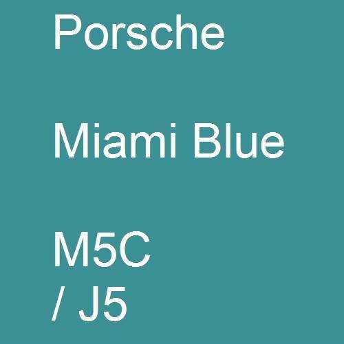 Porsche, Miami Blue, M5C / J5.